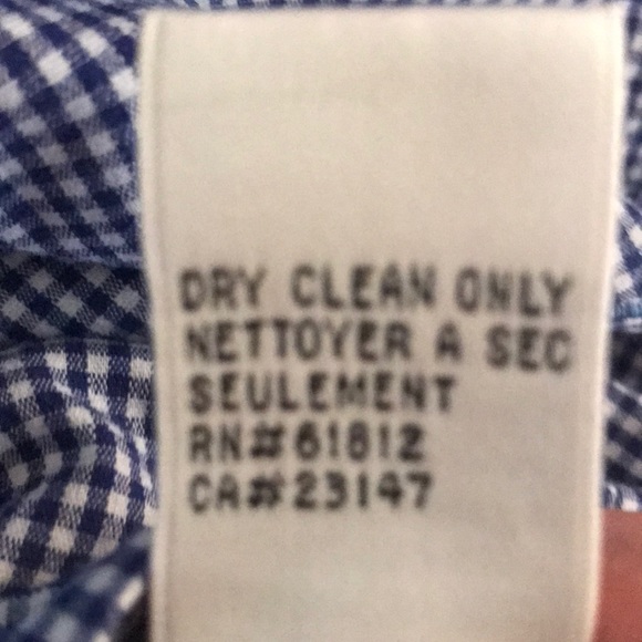 Talbots gingham dragonfly embroidered shift dress - Picture 6 of 6